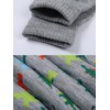 NATUST Hat Scarf Glove Sets for Boys Dinosaur Winter Hat