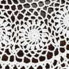 USTIDE Round Crochet Lace Tablecloth Gorgeous Dining Table Cover 100%