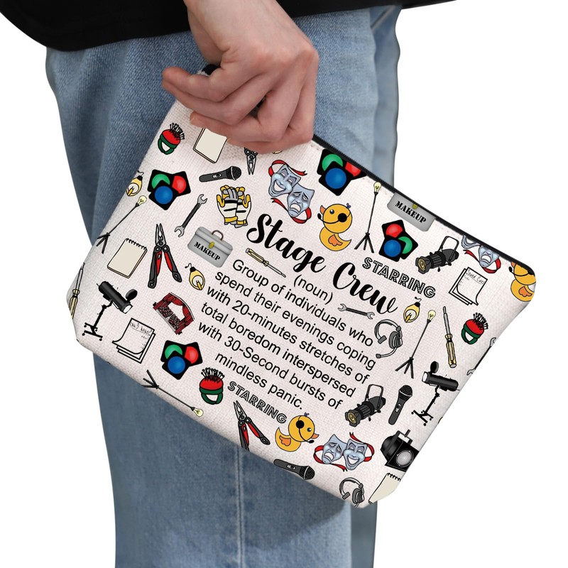 PYOUL Theater Tech Gift Stage Crew Definition Makeup Bag Stage