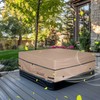 ULTCOVER Waterproof 600D Polyester Square Hot Tub Cover Outdoor SPA