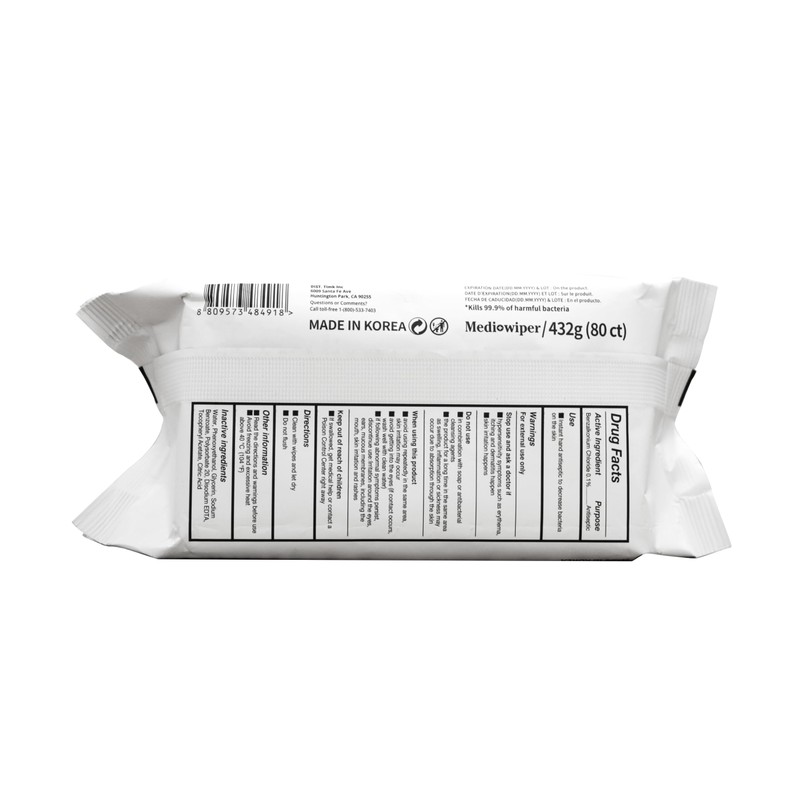 MEDIWIPER 1920 Wipes (80CT*24PK) - Hand Sanitizing Wipes Bulk Pack