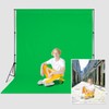 Zdada Green Backdrop Screen Background，5x7ft/1.5x2.1M Collapsible Background Photography，Washable Polyester Photography