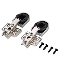 2Pcs Set Folded Hinge Cabinet Connectors for Cupboard Wardrobe Door Furniture Corner