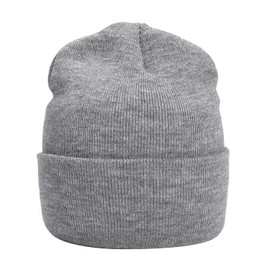 MASADA Women's and Men's Beanie Winter Hat, gray