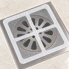 50 PCS Disposable Shower Drain Hair Catcher Mesh Shower Drain