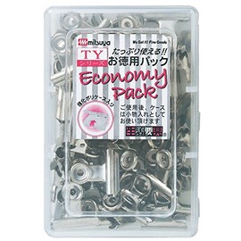 ミツヤ 目玉クリップ 豆 35個入り シルバー TY-41