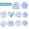 5 PCS Jar Resin Molds Kits with Lid, Epoxy Resin