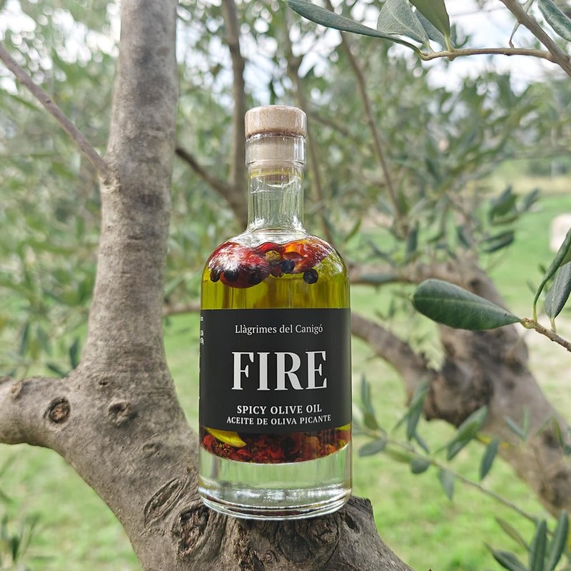 Llagrimes del Canigo. Fire. Spicy Extra Virgin Olive Oil. 100ml