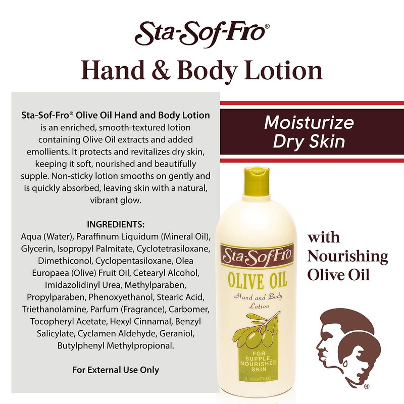 Sta Sof Fro Olive Oil Hand and Body Lotion