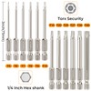Torx Bit Set Hakkin 24Pcs Torx Screwdriver Sets S2 Steel