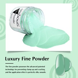 Upgrade Sage Green Dip Powder Nail Color Refills, 1oz/28g, Unibouti Pro Dipping Powder System for Nail Art DIY at Home/Salon