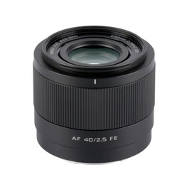 VILTROX 40mm F2.5 FE Mount Lens, AF 40mm f/2.5 E Full Frame Auto Focus Lens Compatible with Sony E-Mount Mirrorless Cameras Alpha a7 a7II a7III a7R a7RII a7RIII a7RIV a7S a7SII a9 a7C