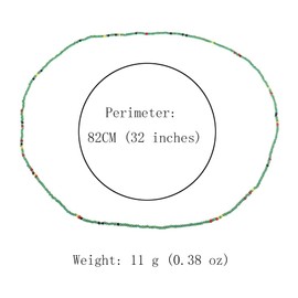 Bohemian Anklet Bracelet, Handmade Beads Summer Anklet Bracelet Elastic Thread Anklet Colourful Multilayer Beads Foot Jewellery for Women Girls Ladies, Glass