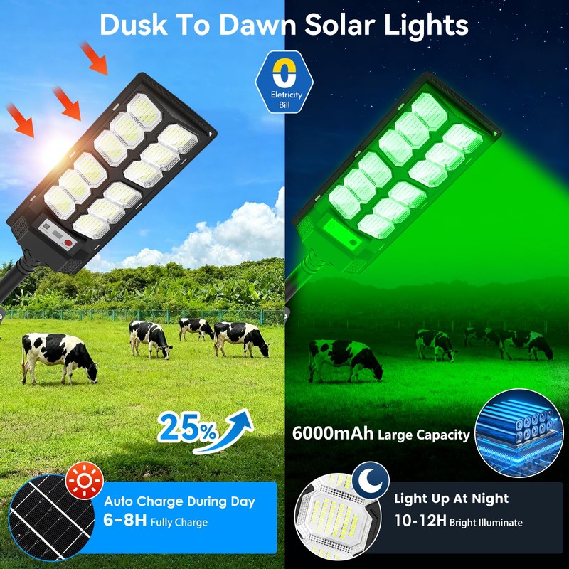 CNOIJUTS Hog Lights for Night Hunting - 18000LM Green Hunting