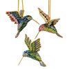 Value Arts Handmade Cloisonne 3 Pieces Value Pack Red Hummingbird