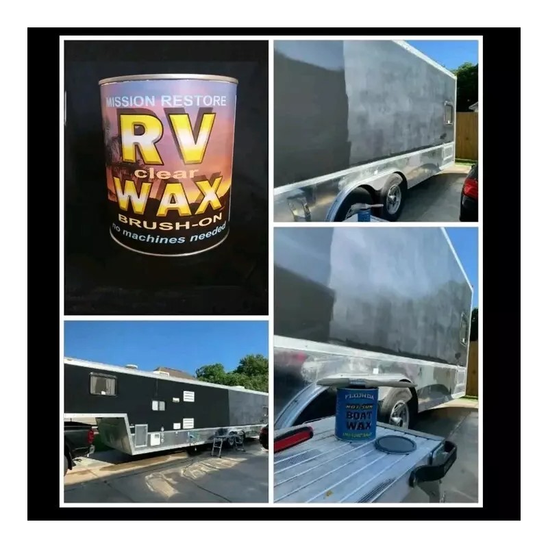 Mission Restore RV WAX - for 45ft, EZ wipe -