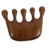Vaguelly Natural Wood Wide Tooth Comb Static Sandalwood Scalp Massager