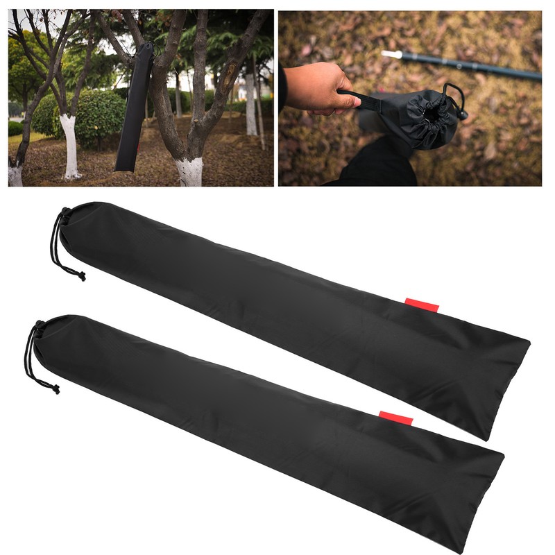 2Pcs Camping Accessory Bag Multifunctional Portable Tent Canopy Pole Storage
