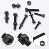 Pack of 400 M3/M4 Hexagon Socket Screw and Nut Kit,