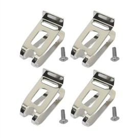 4PCS Replacement Belt Hook Clip Stainless Steel Driver Belt Clip Drill Clip Hook Tool with Screws for Makita Impact Drills Tools