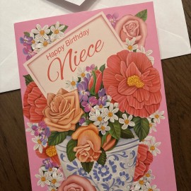 Stockwell Greeting Cards Birthday Niece Kind Warmhearted Generous 5'x7.75" Stockwell Greeting Card