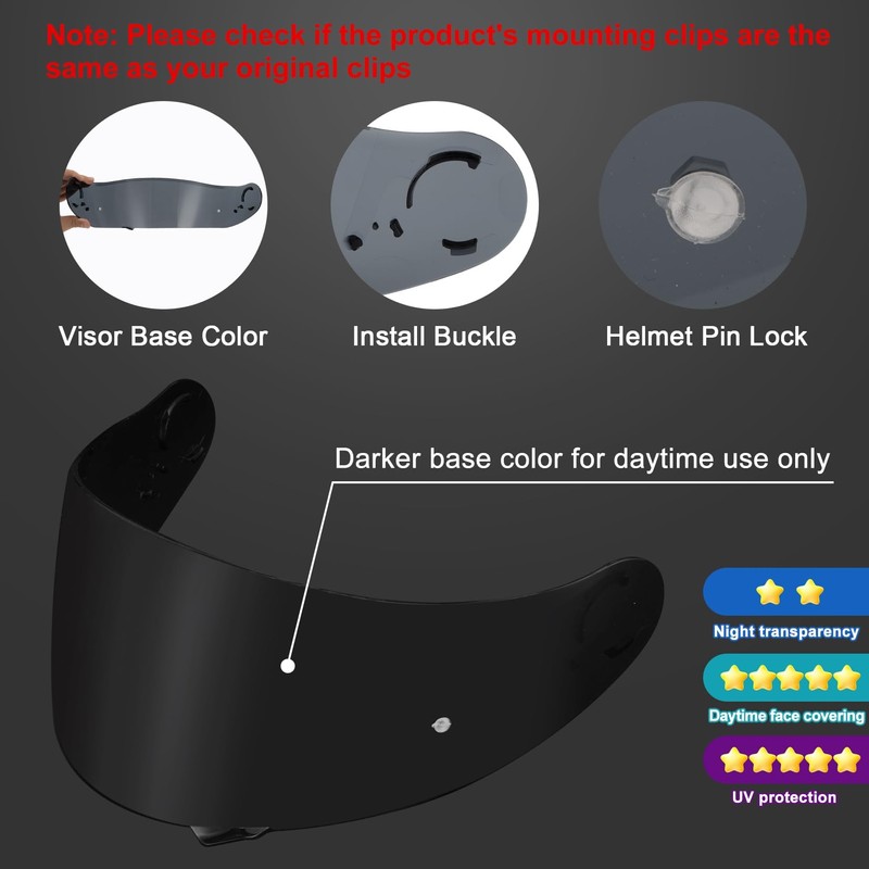 PSLER GT Air 2 Visor - GT Air 2 Tinted