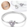 Pulseras Plata Esterlina Alta Calidad Varios Modelos Dijes Corazón 17