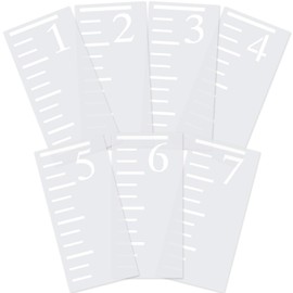 7 Feet Growth Chart Stencil, Kids Height Growth Chart Reusable Ruler Template Painting on Wood