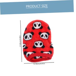 Sosoport 4pcs Pet Vest Chihuahua Puppy Clothes Pet Clothes Dog Costume Chihuahua Sweater XXX Winter Mini Vests for Small Dogs Dog Accessories for Small Dog Pets Coats Warm Tartan Flannel