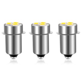 Flashlight LED Light Bulb for Ryobi Craftsman Flashlight ／Work Light Replacement 18V 19.2V Flashlight Maglite LED Bulb - 3 Pack