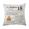 Hasodeo Niece Nephew Birthday Gift Cushion Cover from Aunt Funny
