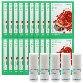 (20 sheets)Innisfree Energy Mask Pomegranate+ / (20매)이니스프리 에너지 마스크 석류+