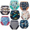 MooMoo Baby 8 Packs Potty Training Pants Cotton Absorbent Training