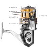 Far Throw Fishing Reel Metal 5+1BB Bevel Cup 4.1:1 High
