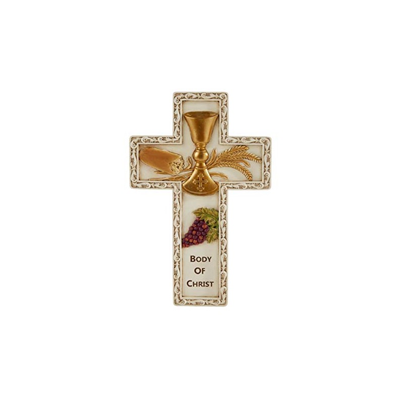 Autom Body of Christ Wall Hanging First Communion Cross, 8