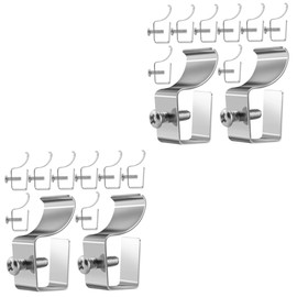 TEHAUX 20pcs Vinyl Siding Hooks Easy Install No- for Outdoor Hanging Vinyl Material for Cameras Decorations