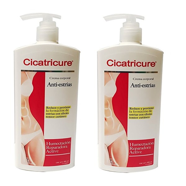 Set of Two Cicatricure Anti-Estrias Crema Corporal/Body Cream by CICATRICURE