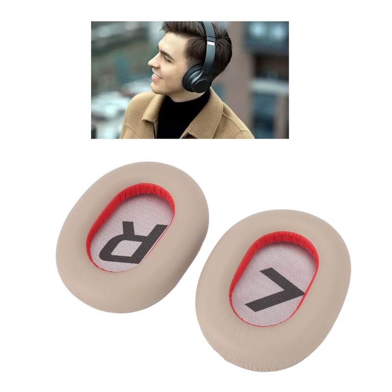 Replacement Ear Pads Soft Protein Leather Replaced Earpads Cushions for