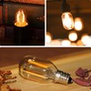 FANNIS 6 pcs T22 Small Filament LED Bulb, Warm Light
