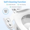Aünsffer Bidet Toilet Attachment,Non-Electric 3 Wash Modes, Adjustable Water Pressure,