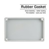 Power Junction Box with Mounting Plate ABS Plastic DIY Electrical