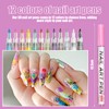 Nagellack Stift, 12 Farben 3D Nagellackstifte für Nägel, Nagellack Stifte