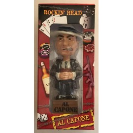 Al Capone Nodder Bobbing Head Bobblehead toy By Dart Gray Suit & White Hat