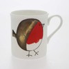 Set 4 Fine Bone China Mugs - Fat Robin Design