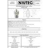 SIUTEC® Premium MK8 stainless steel nozzle/nozzle as set of 7
