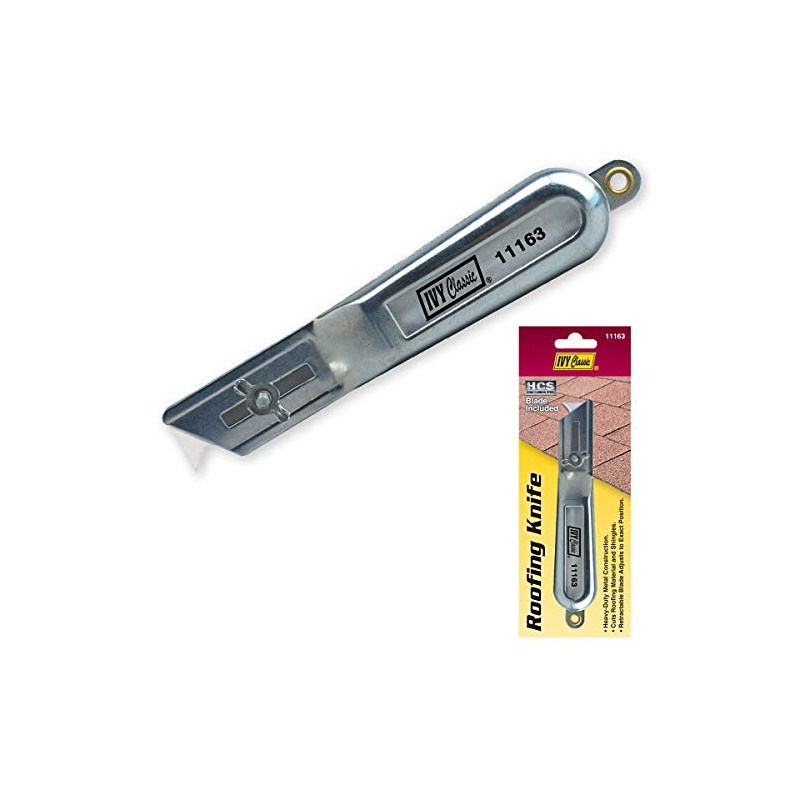 IVY Classic 11163 Roofing Knife with Blade, 1/Card
