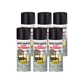 Rust-Oleum Rust-Oleum 215215-6PK Stops Rust Rust Reformer Spray, 10.25 oz, Black, 6 Pack