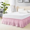FreshCulture Full Bed Skirt, Elastic Wrap Around Bed Skirt Full