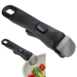 WUSJCOF Removable Pot Handle, Scald-Proof, Bakelite Pan Handle, Replacement Pan Grip, Ergonomic Replacement Cookware Handle for Country Kitchen