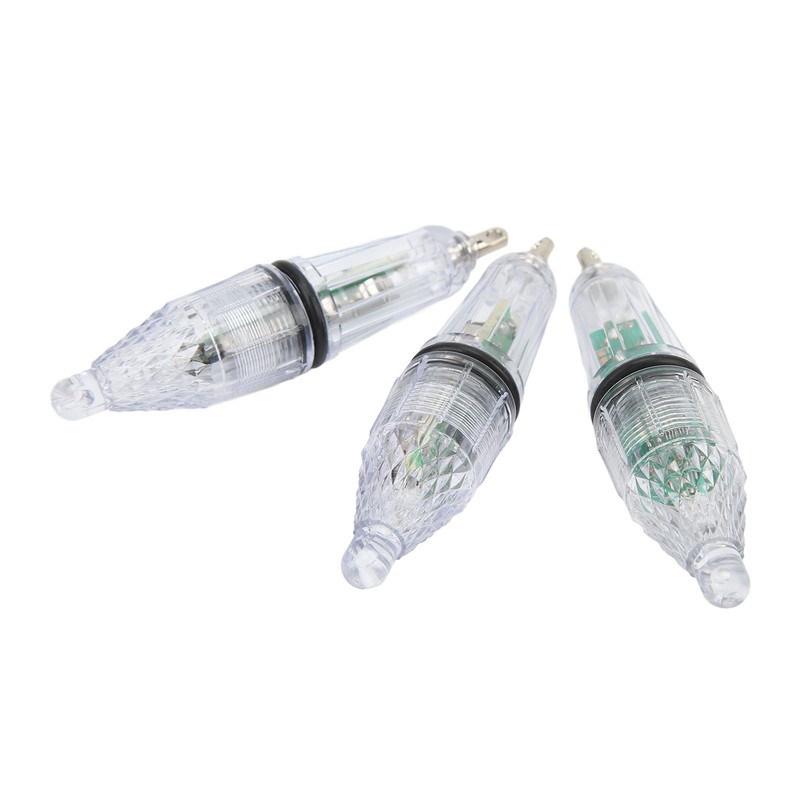 3PCS LED Underwater Fishing Light Lure Fish Bait Lure Lamp